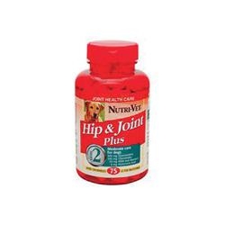 NUTRI-VET 24743-3 Hip and Joint Chewable Tablet, Liver Flavor, Bottle