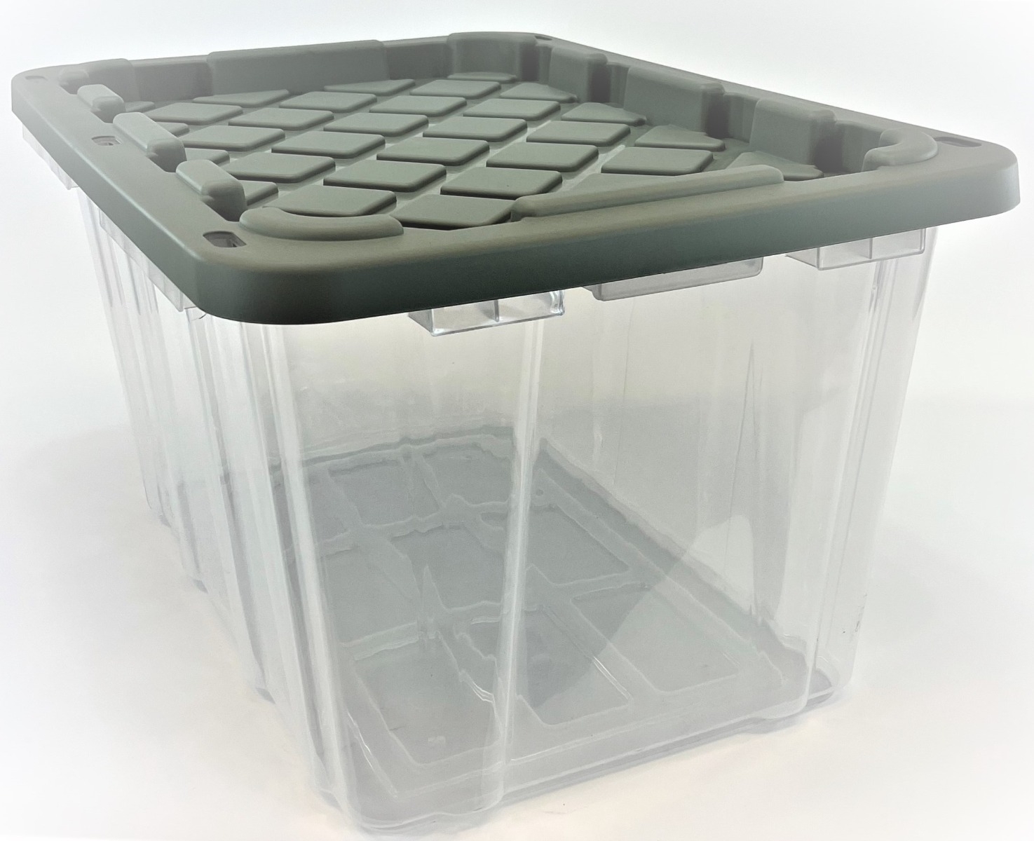 Edge Plastics 17 Gallon Clear Industrial Storage Tote