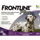 Frontline Plus for Dogs 45-88lb 3mo Supply