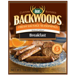 LEM Backwoods Reduced Sodium Fresh Breakfast Sausage Seasoning 5 lbs.