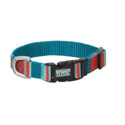 Terrain Dog 07-0850-C14 Snap-N-Go Dog Collar, 9 to 13 in Neck, Nylon, Red/Teal