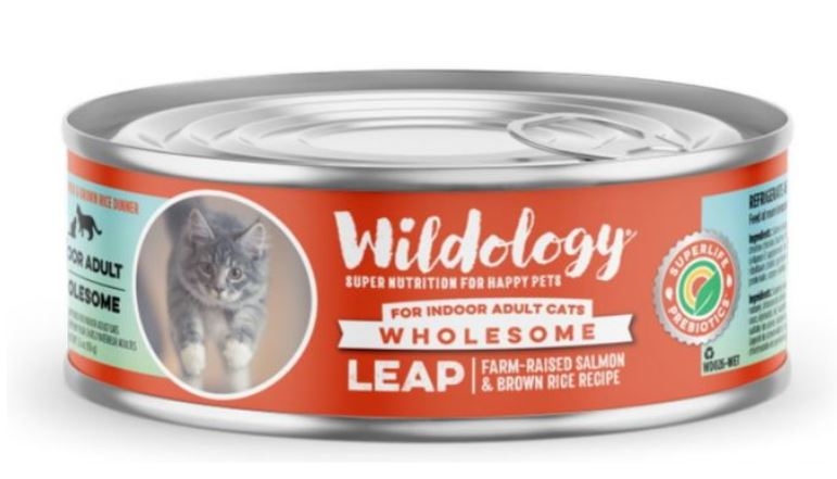 Wildology LEAP Salmon Rice Indoor Wet Cat Food 5.5 Oz