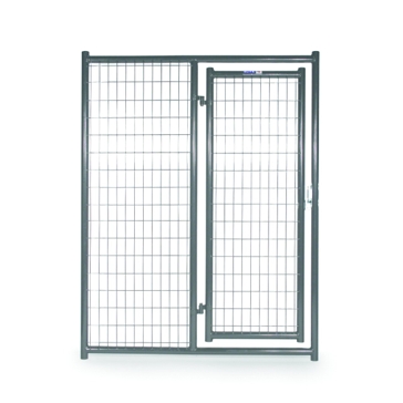 Tarter Kennel Panel Gray 6 ft x 5 ft with Door DKFHDG5