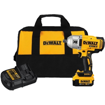 DeWalt 20V Max XR Brushless High Torque 1/2 Inch Impact Wrench with Detent Pin Anvil Kit DCF899M1