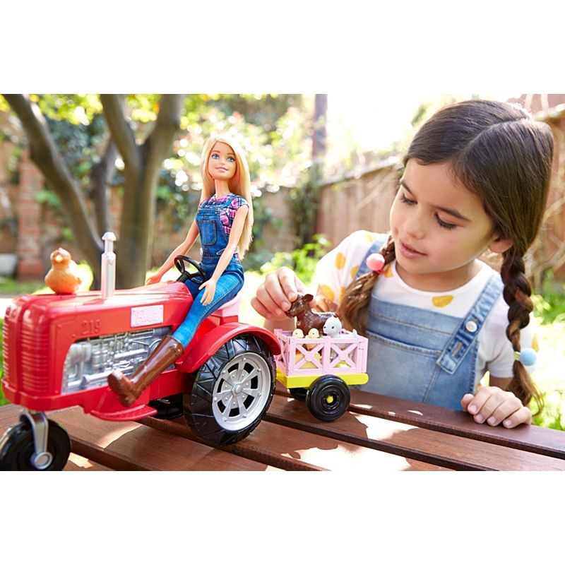 barbie and tractor