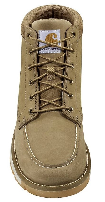 Lightweight wedge boots top
