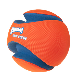 chuckit kick fetch ball